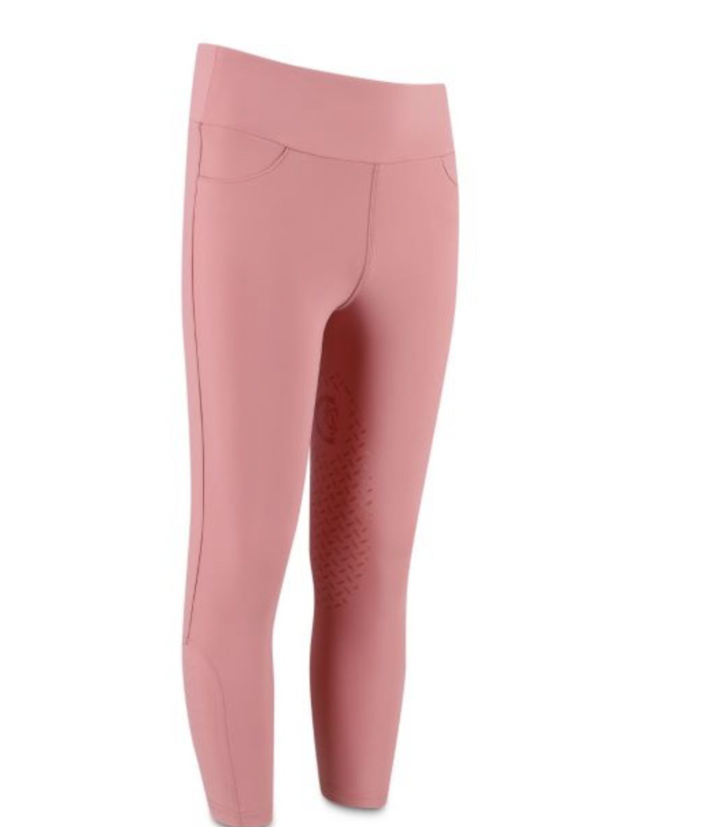 Kentucky Miami kids girl riding leggings knie grip, Kleur: Old Rose, Size: 120