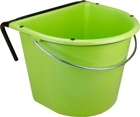 V plast portable hangbak 15l, Kleur: Lime