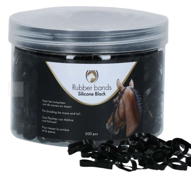 Excellent rubber bands silicone Black