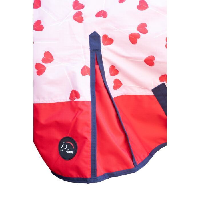 HKM turnout rug lollipop fleece lining