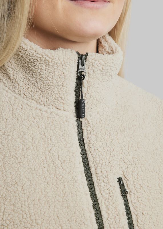 Montar teddy jacket dames MoEbba Olive