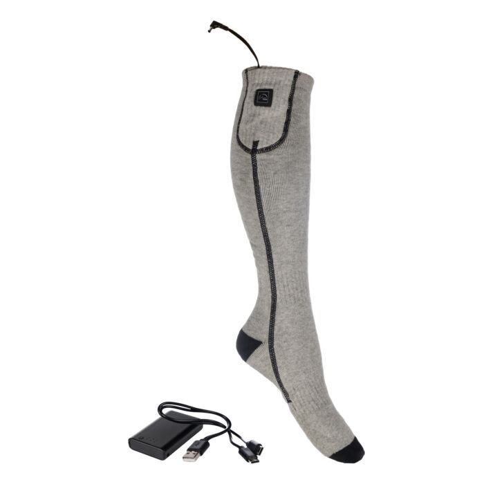 HKM Heating Socks grey