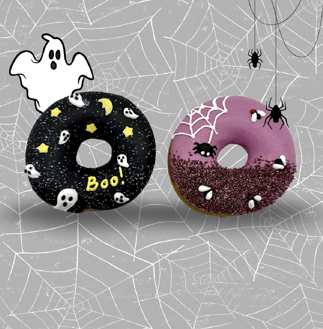 Candy Horse halloween donuts with icing