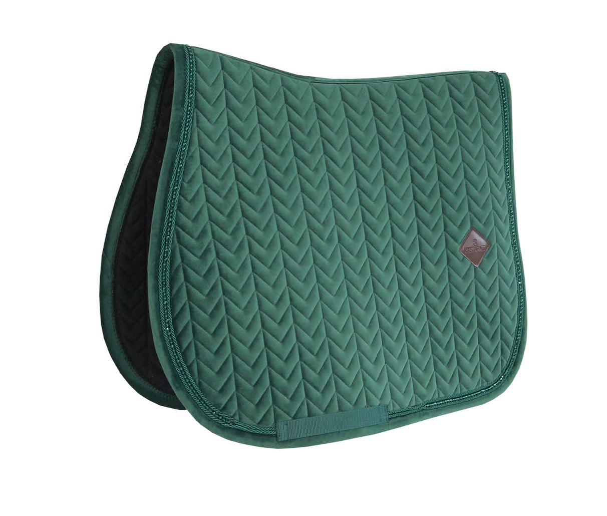 Kentucky Zadeldek Velvet pearls springen, Kleur: Dennengroen