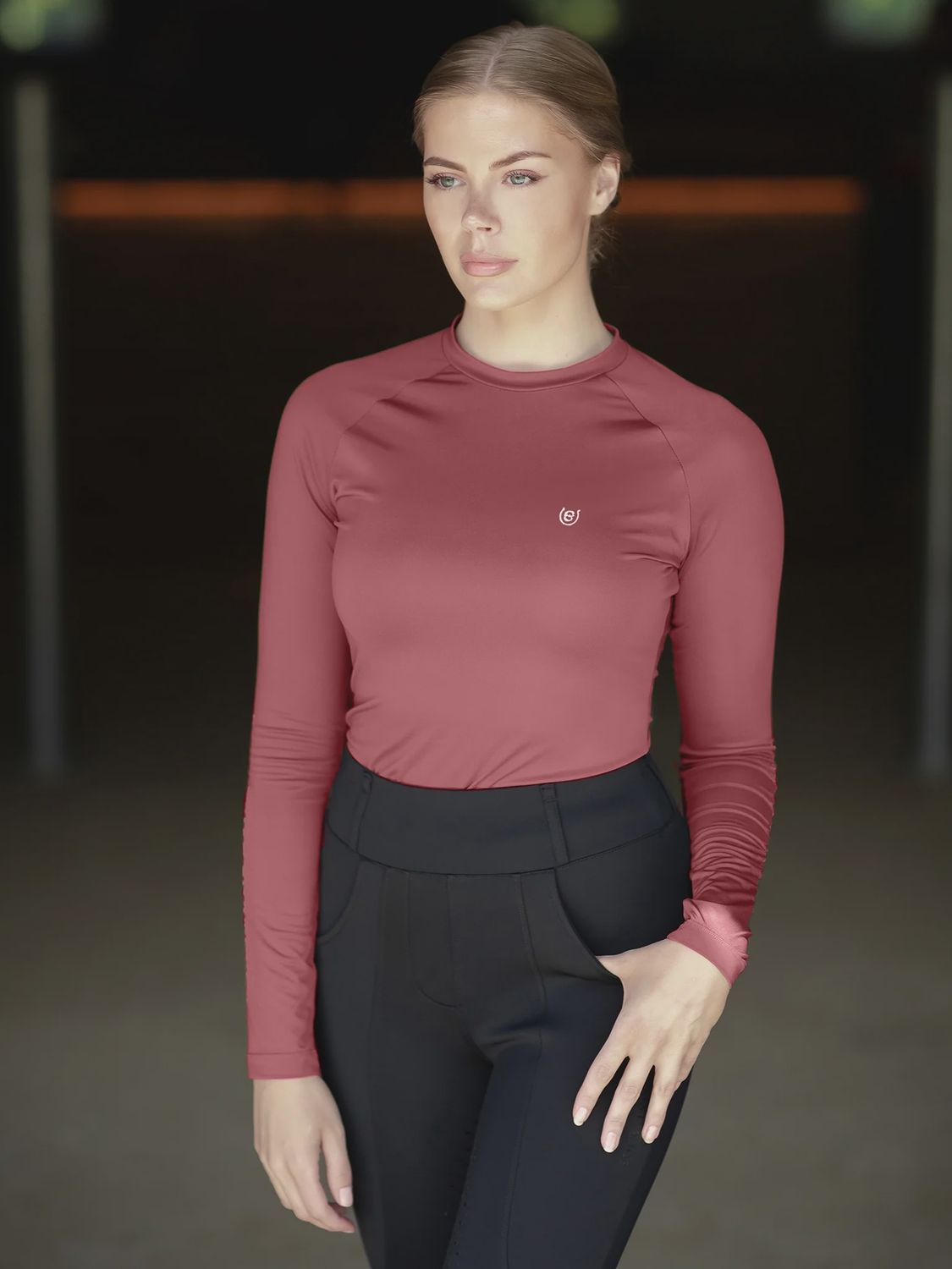 Equestrian Stockholm Dynamic Base Layer top Amber Rose