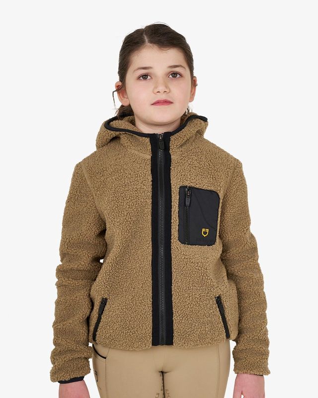 Equestro junior teddy Full zip jacket
