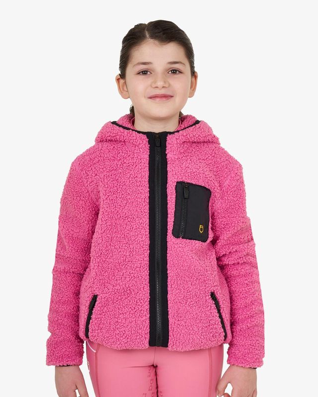 Equestro junior teddy Full zip jacket