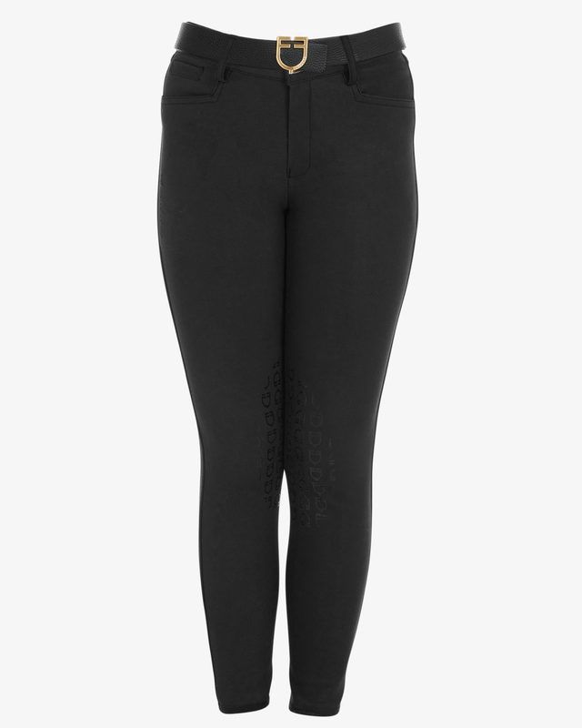 Equestro junior rijbroek amani zwart