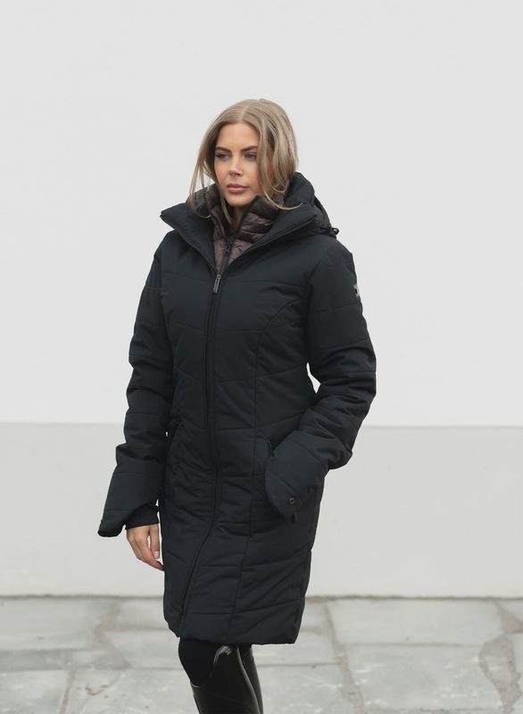 Equestrian Stockholm Denali Winter jacket Black mocha
