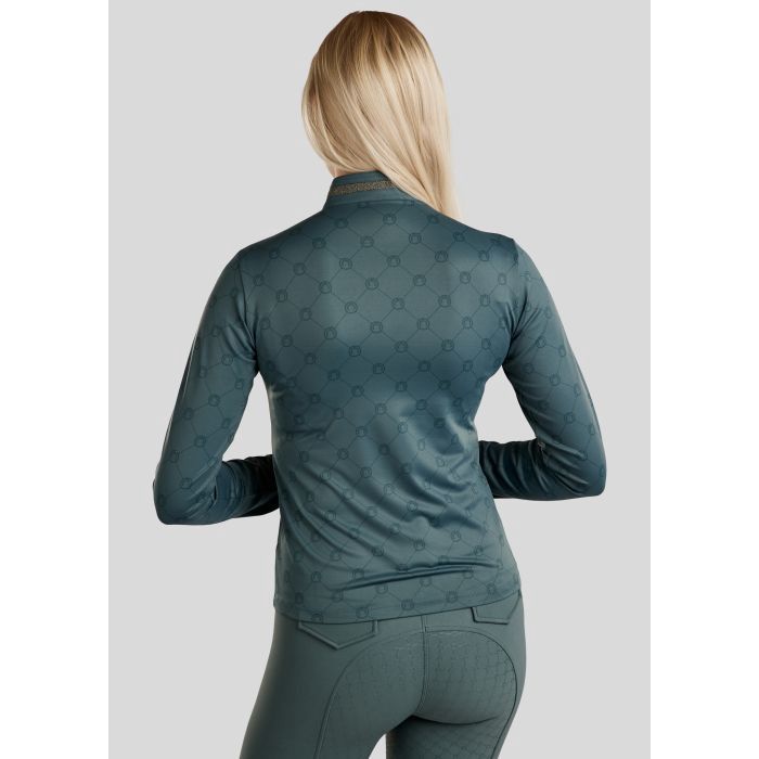 Montar MoMartina trainingsshirt monogram printed Jade
