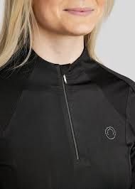 Montar winter trainingsshirt zwart MoZola