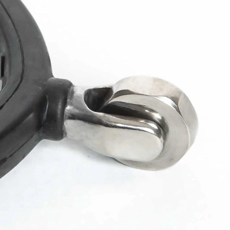 Metalab rubberen sporen verticaal wieltje