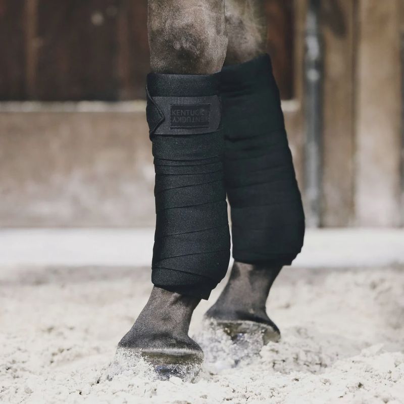 Kentucky repellent stable bandages zwart