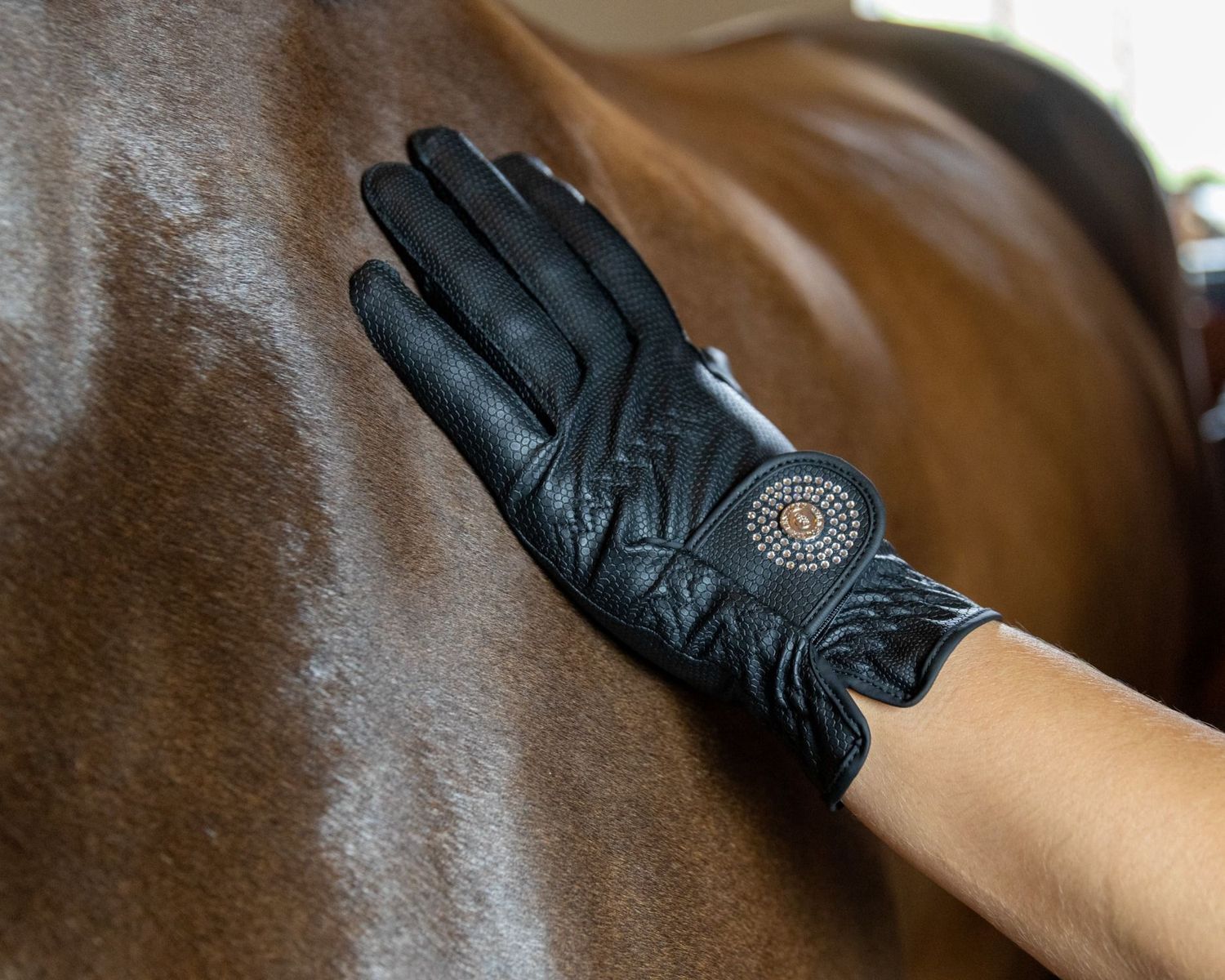 Kentucky rijhandschoenen glitter