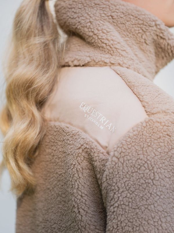 Equestrian Stockholm Teddy Fleece Jacket Sand