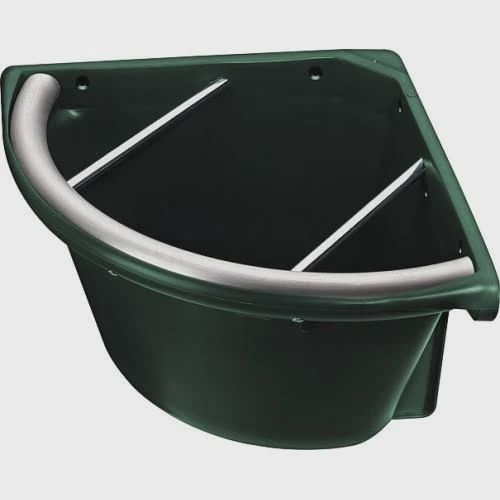 Voerbak voor hoek met aluminium frame