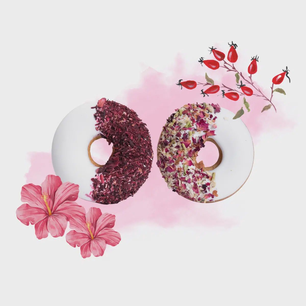 Candy Horse Valentijn Donuts hibiscus &amp; rosehip