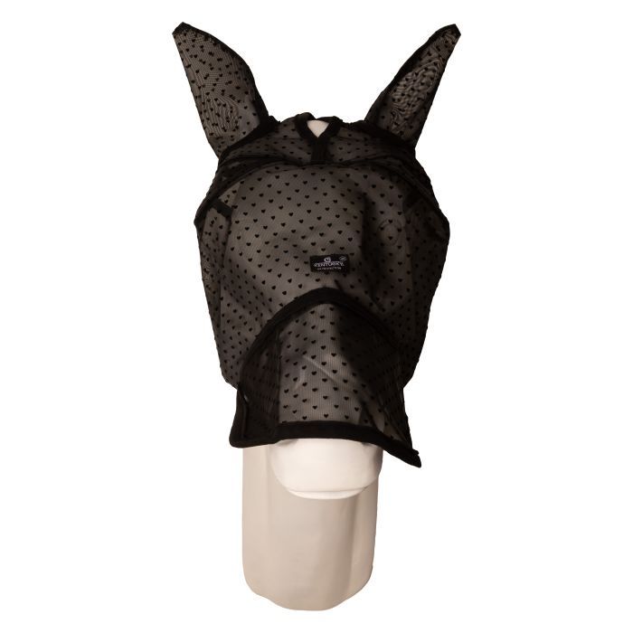 Kentucky fly mask heart with ears and nose