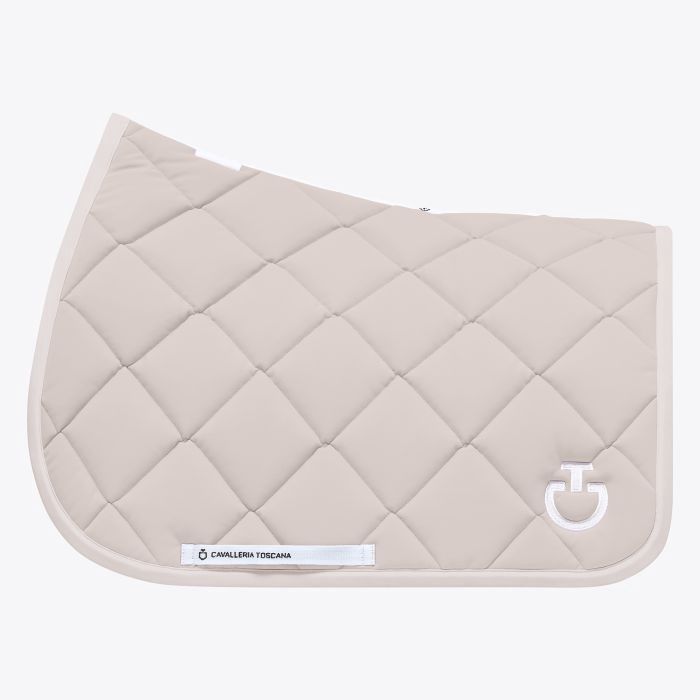Cavalleria Toscana Diamond quilted jersey jumping beige