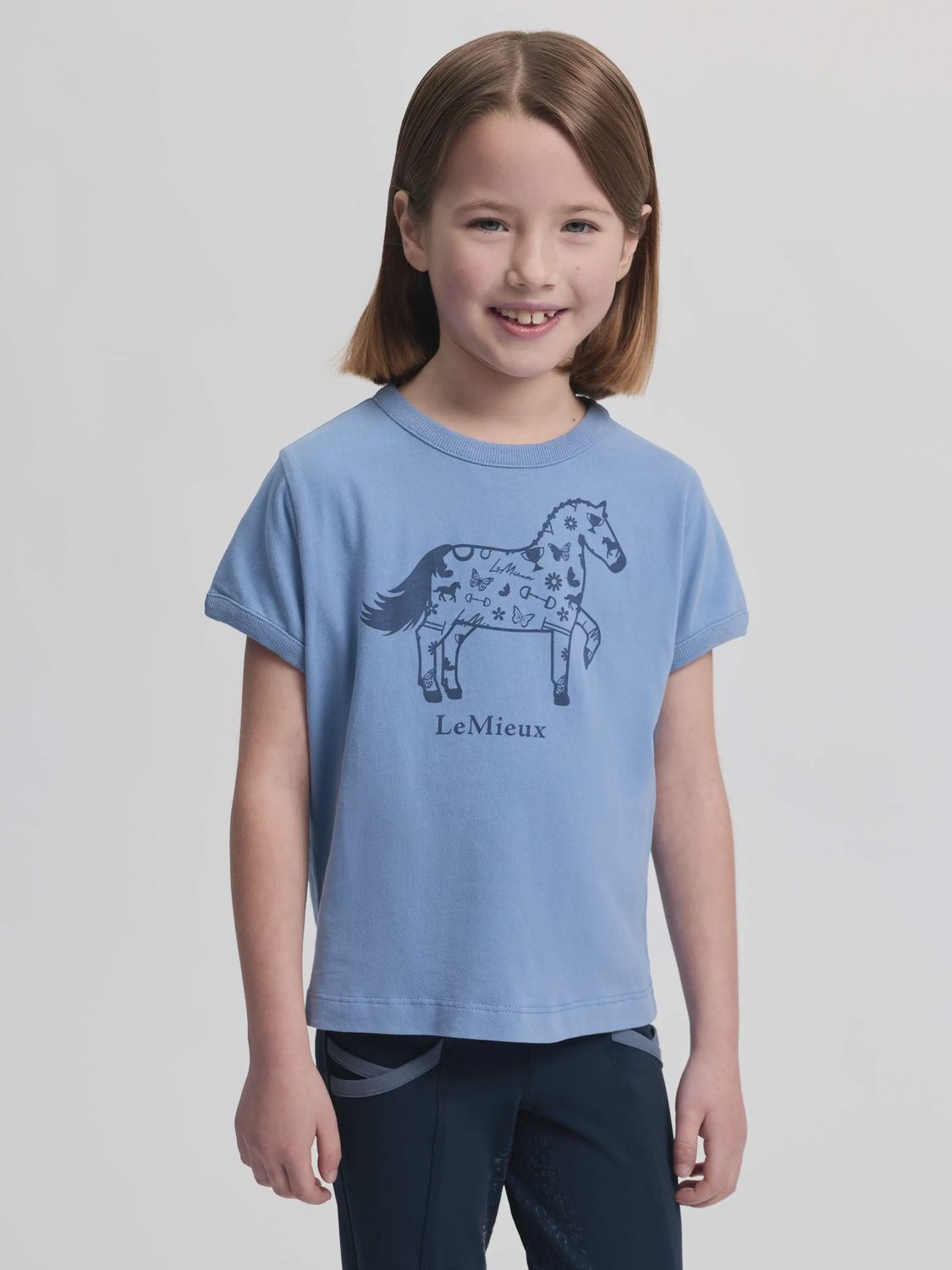 Lemieux mini Alex t-Shirt powder blue