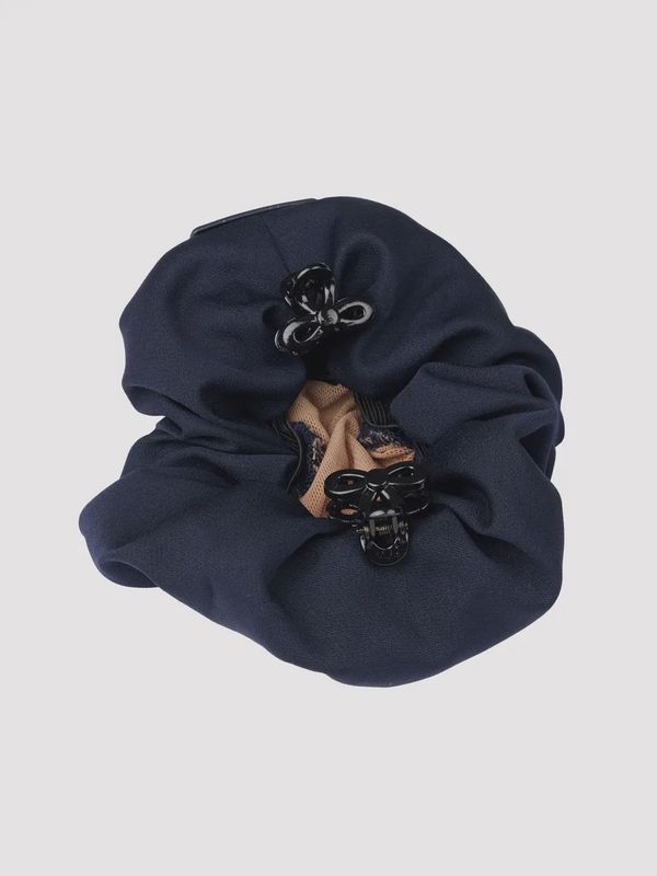 Lemieux scrunchie with Crystal hair net