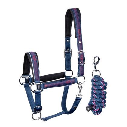 Harry’s Horse halsterset, Kleur: Moonlit-ocean, Size: Cob