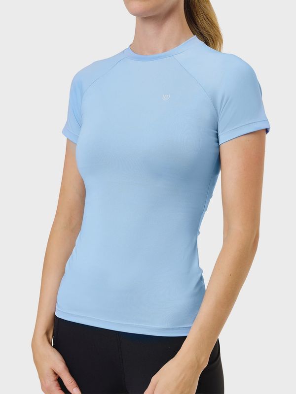 Equestrian Stockholm Dynamic Base Layer Short Sleeve Midsummer Blue