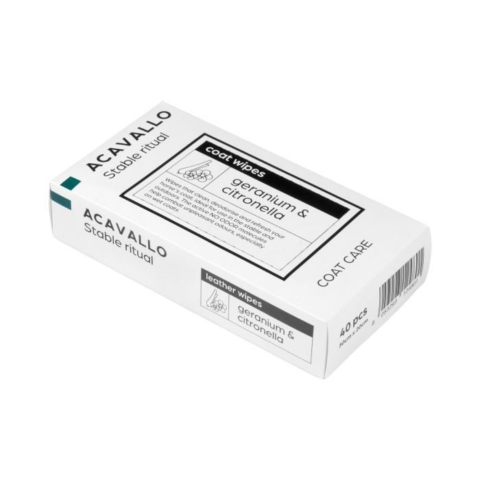 Acavallo coat wipes geranium &amp; citronella