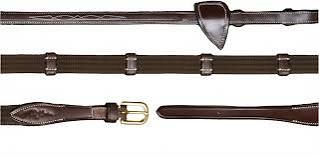 Dyon 5/8 web reins with leather loops