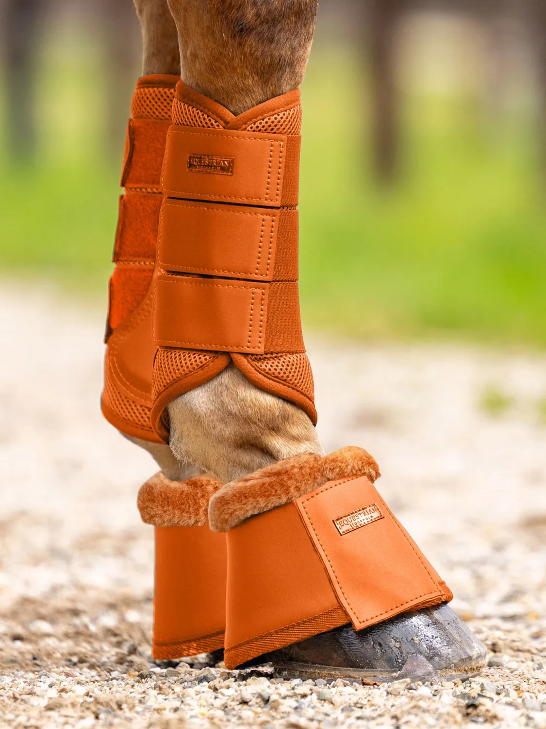 Equestrian Stockholm Brushing boots chestnut