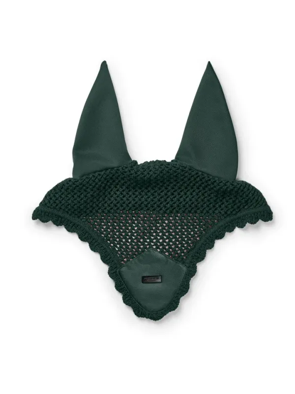 Equestrian Stockholm Ear Bonnet Velvet Sycamore Green