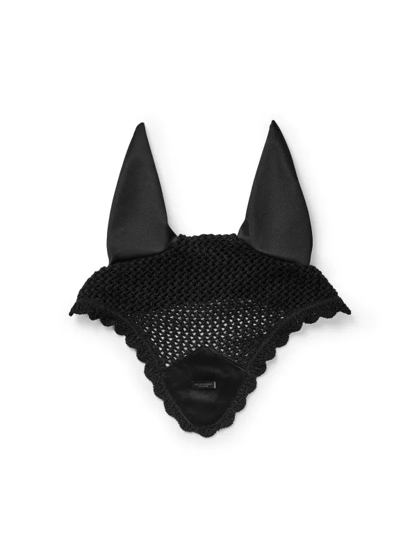 Equestrian Stockholm ear bonnet velvet black