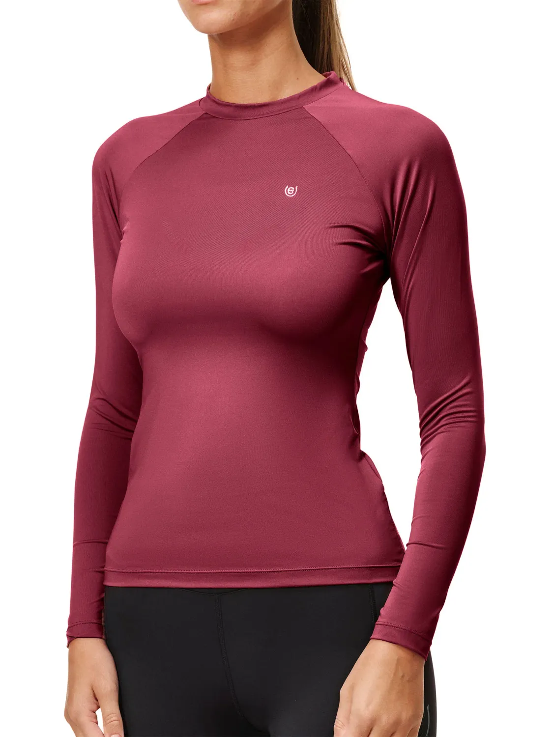 Equestrian Stockholm Dynamic Base Layer Top Merlot