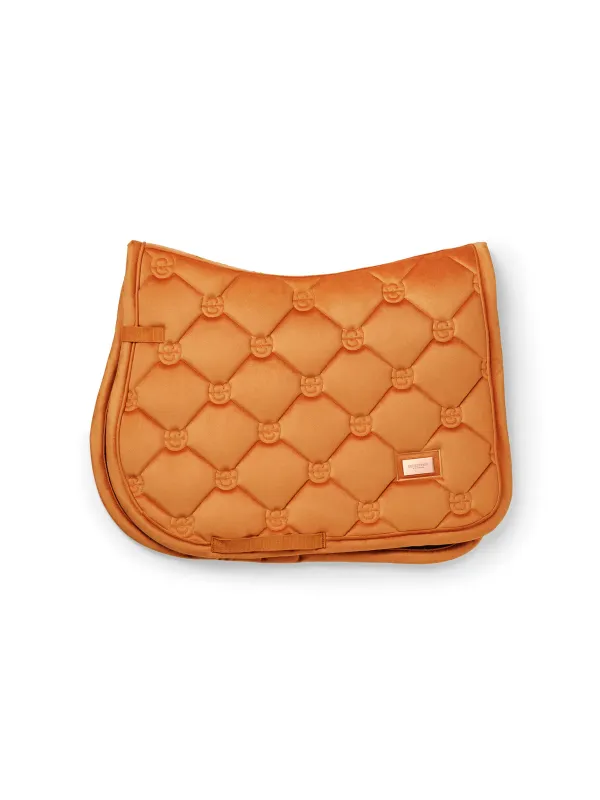 Equestrian Stockholm JUMP Saddle Pad Velvet Chestnut