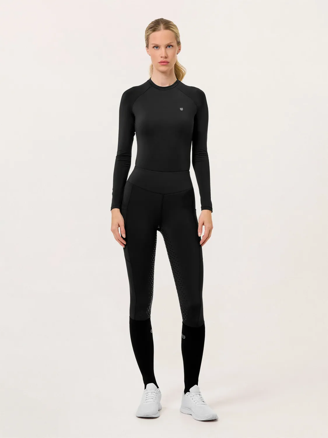 Equestrian Stockholm Riding Tights Movement All Black