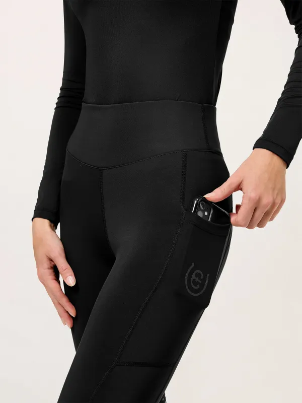 Equestrian Stockholm Riding Tights Movement All Black
