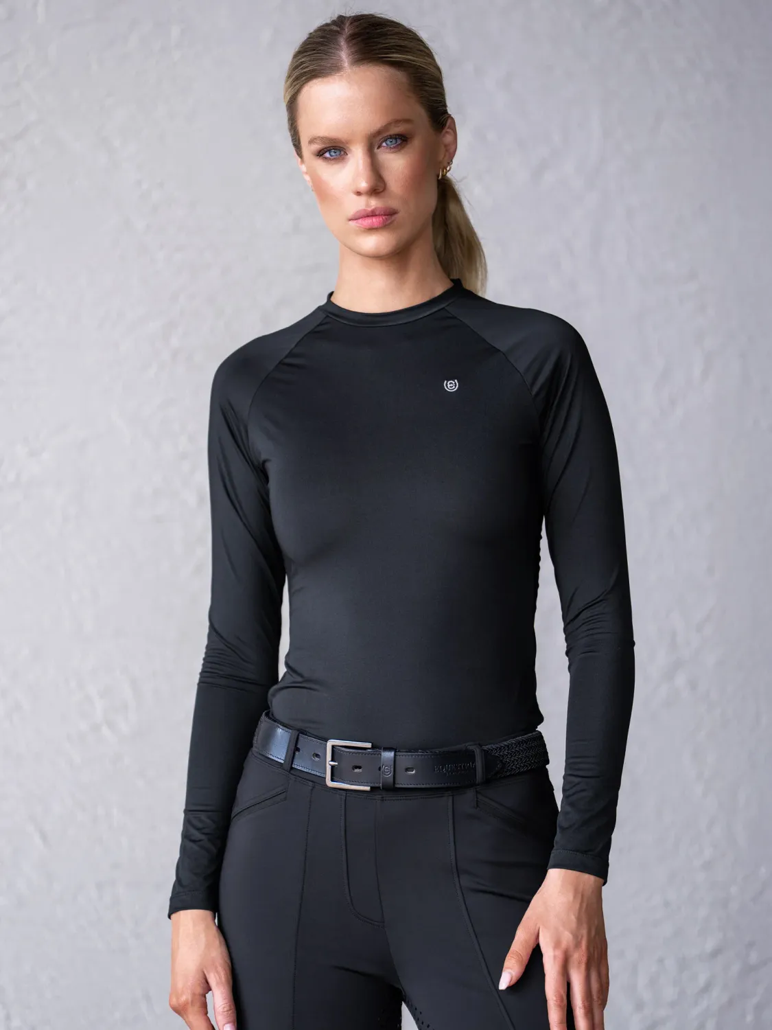 Equestrian Stockholm Dynamic Base Layer Top Black