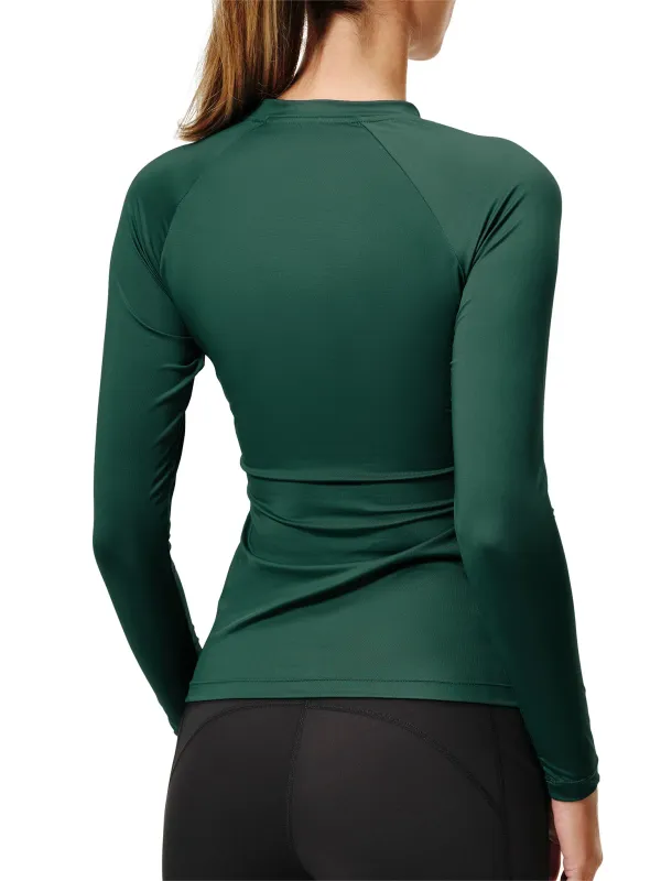 Equestrian Stockholm Dynamic Base Layer Top Sycamore Green