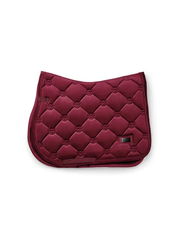 Equestrian Stockholm JUMP Saddle Pad Velvet Merlot