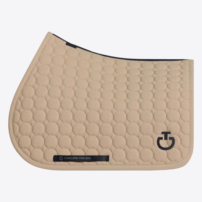 Cavalleria Toscana circle quilted jumping saddle pad