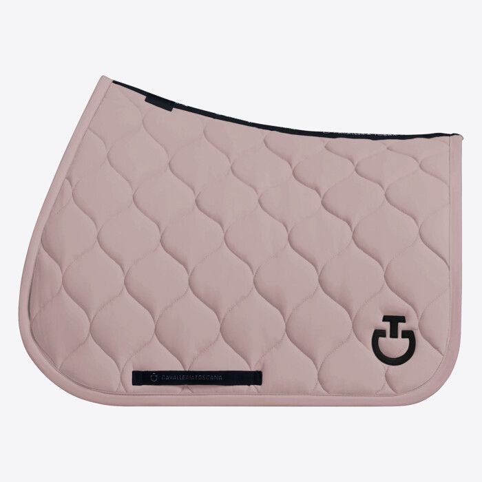 Cavalleria Toscana circular quilted Jersey jumping saddle pad