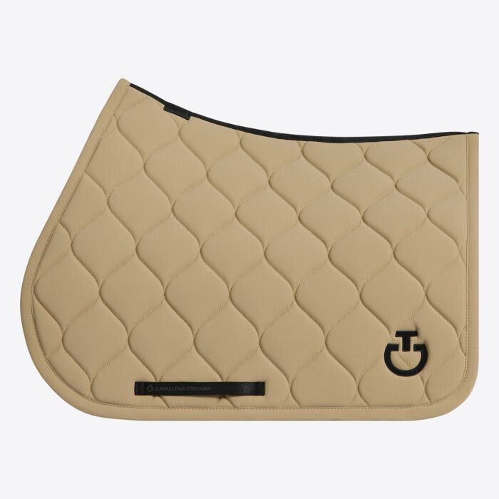 Cavalleria Toscana circular quilted Jersey jumping saddle pad