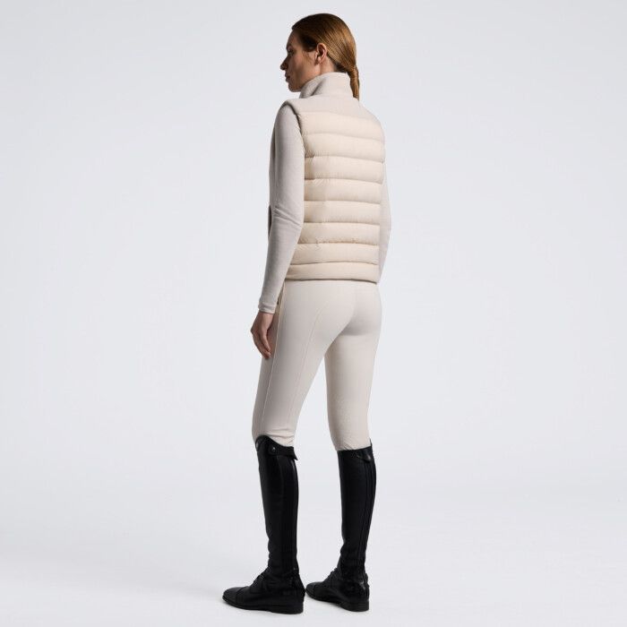 Cavalleria Toscana fleece + nylon zip up vest bodywarmer