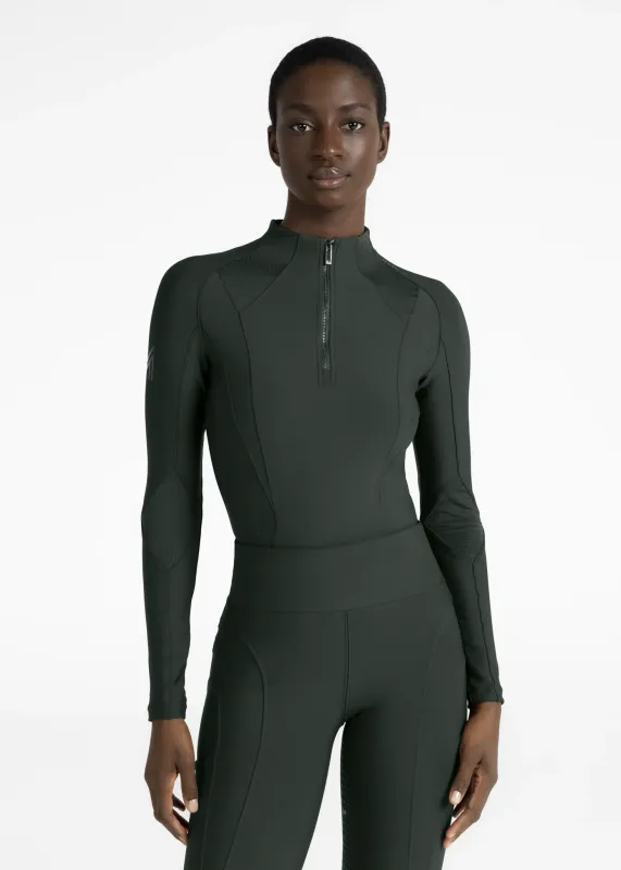 Maximilian frame long sleeve hunter green