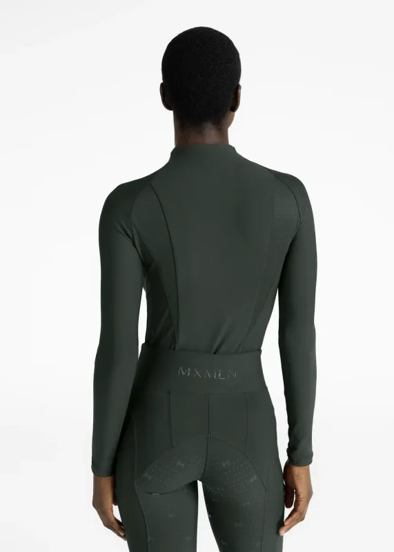 Maximilian frame long sleeve hunter green