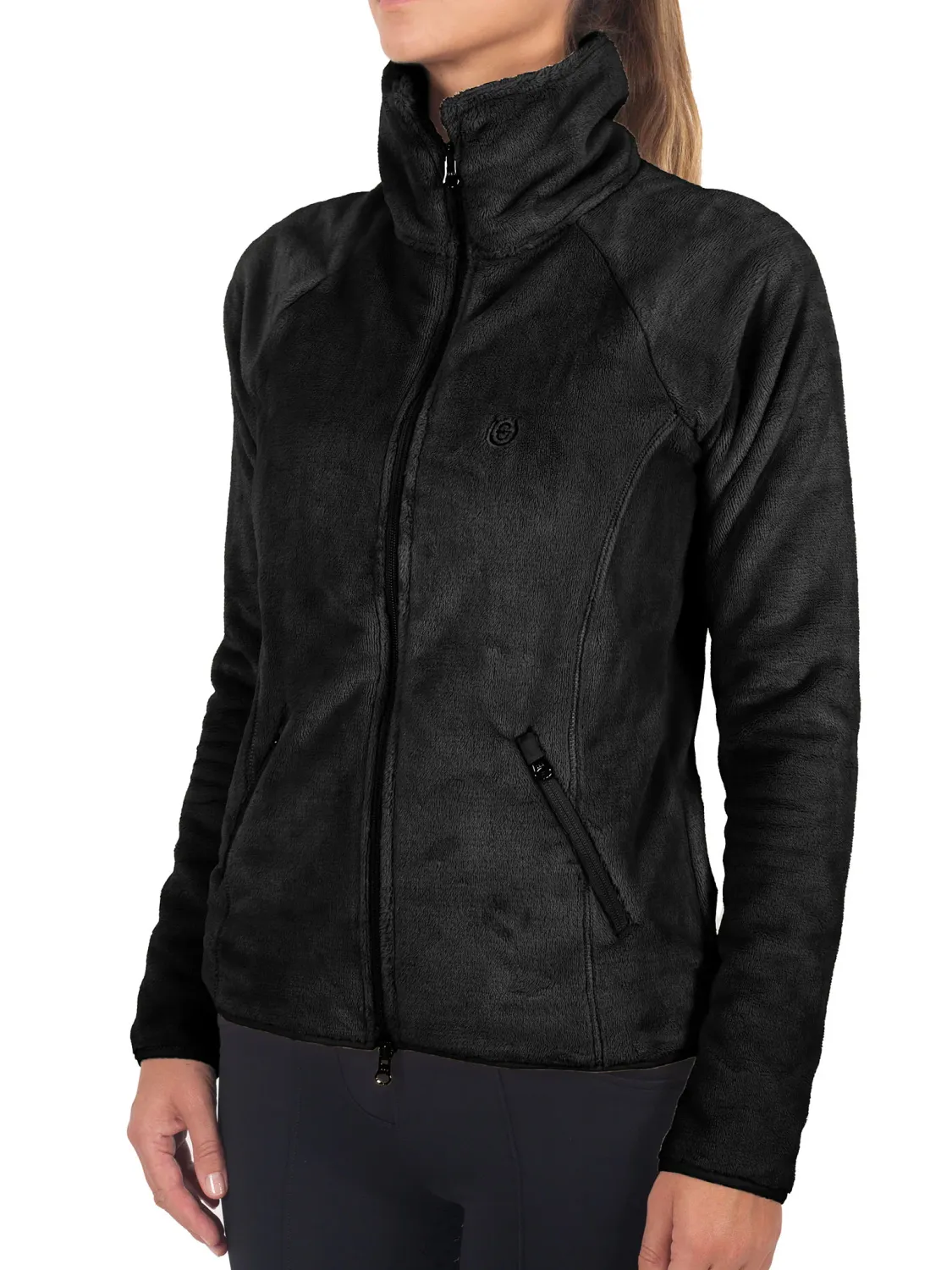 Equestrian Stockholm Velvet fleece jacket