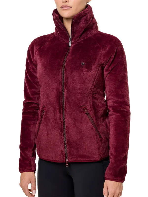 Equestrian Stockholm Velvet fleece jacket