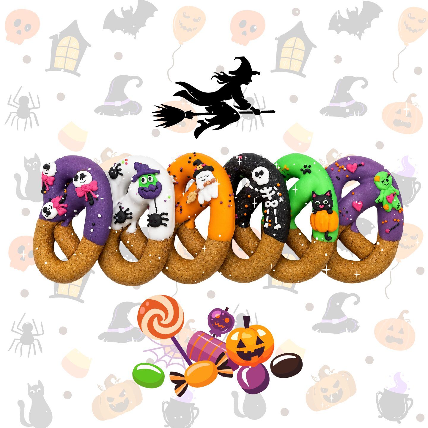 Candy Horse pretzels Halloween