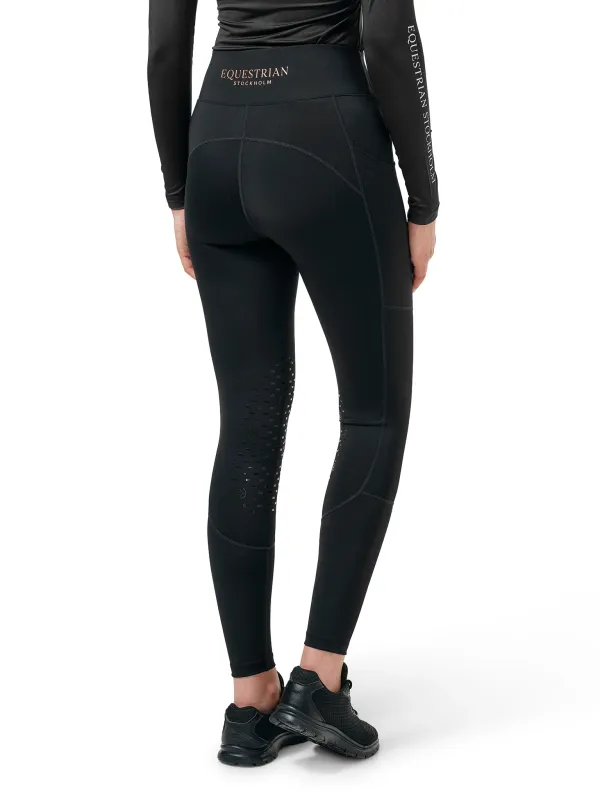 Equestrian Stockholm riding tights movement Knee grip