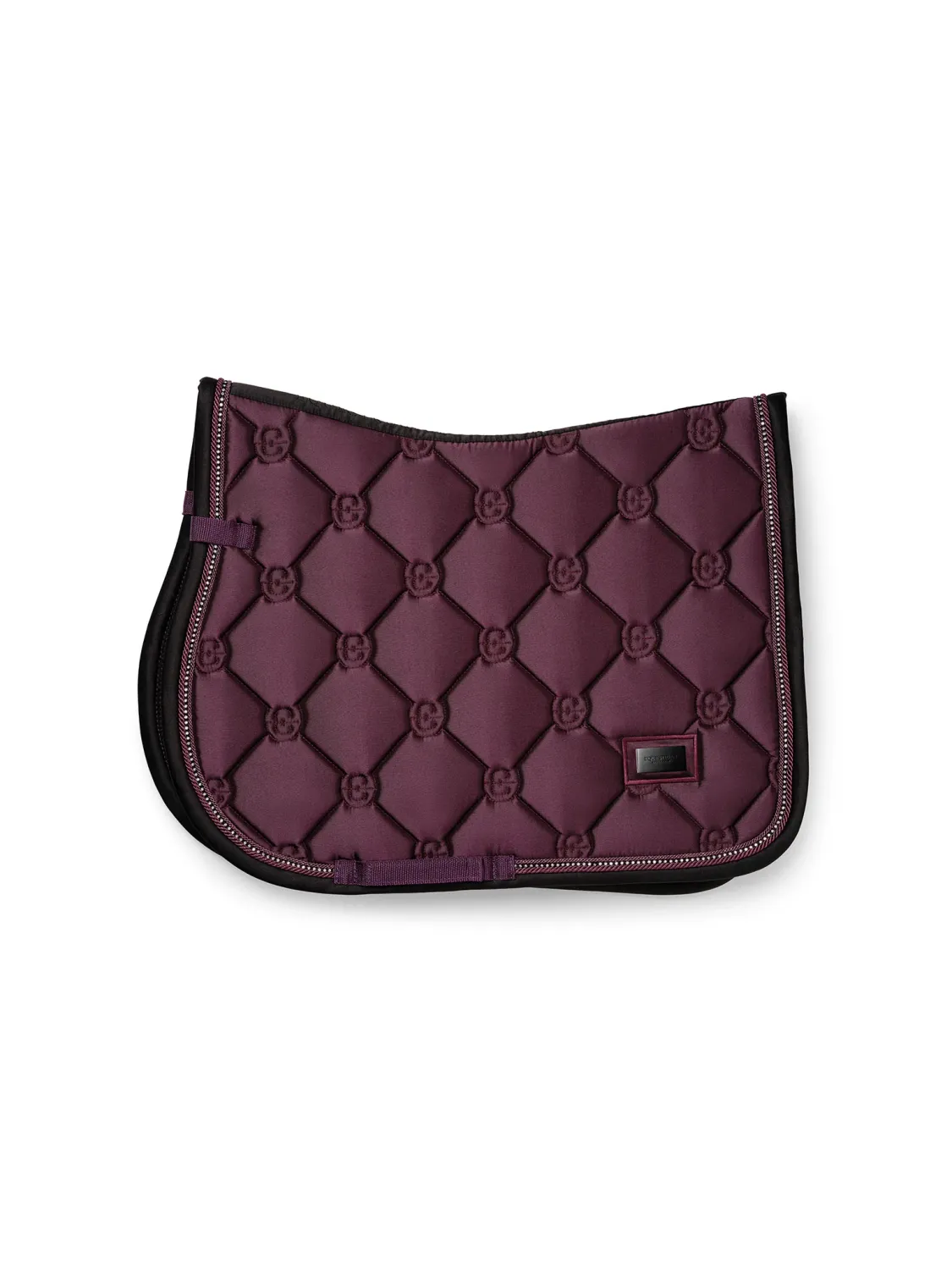Equestrian Stockholm zadeldek jump Crystal shine mauve wine Full